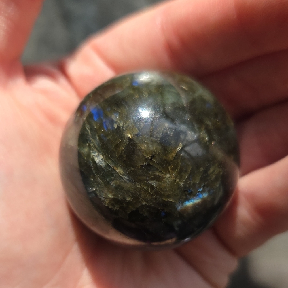 Labradorite Sphere - Picture 5 of 8